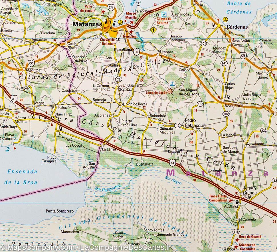 Carte routière - Cuba | Reise Know How carte routière Reise Know-How