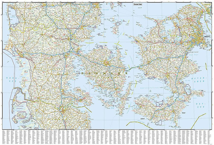 Carte routière - Danemark | National Geographic carte pliée National Geographic 