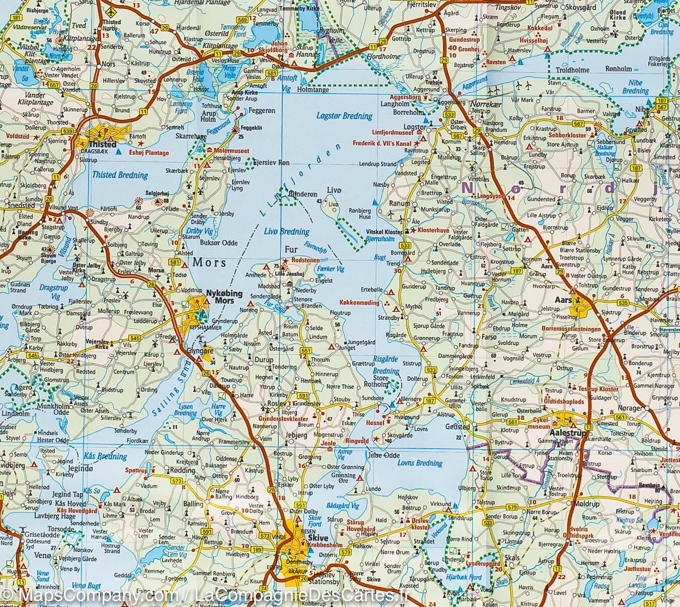Carte routière - Danemark | Reise Know How carte routière Reise Know-How