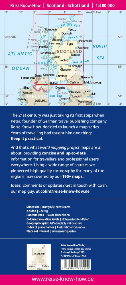 Carte routière - Écosse | Reise Know How carte routière Reise Know-How