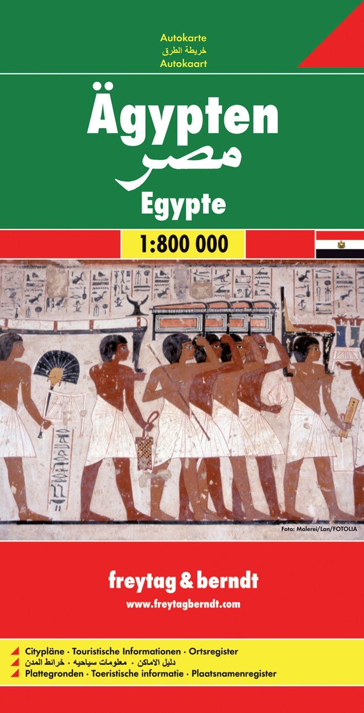 Carte routière - Egypte | Freytag & Berndt carte pliée Freytag & Berndt 
