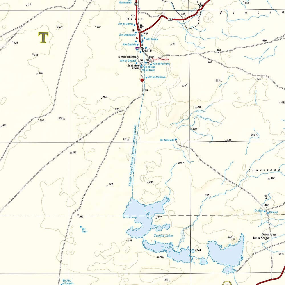 Carte routière - Egypte | National Geographic carte routière National Geographic