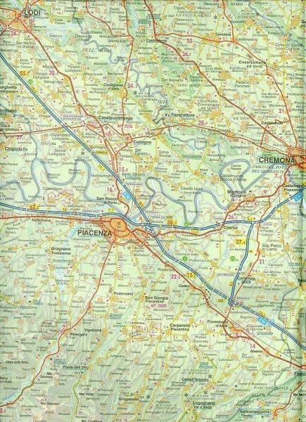 Carte routière - Emilie-Romagne | Kümmerly & Frey carte routière Kümmerly & Frey