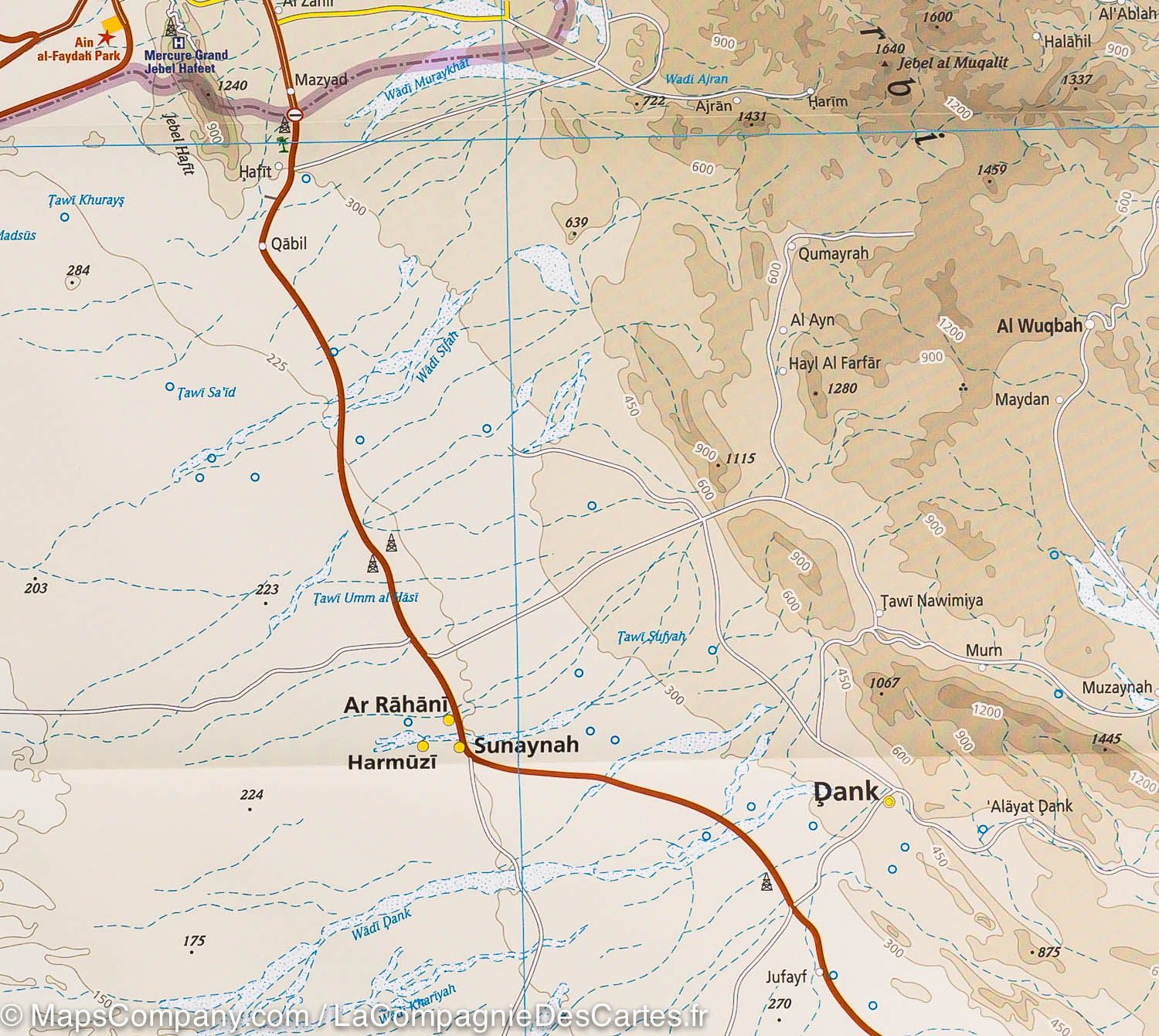 Carte routière - Emirats Arabes Unis | Reise Know How carte routière Reise Know-How