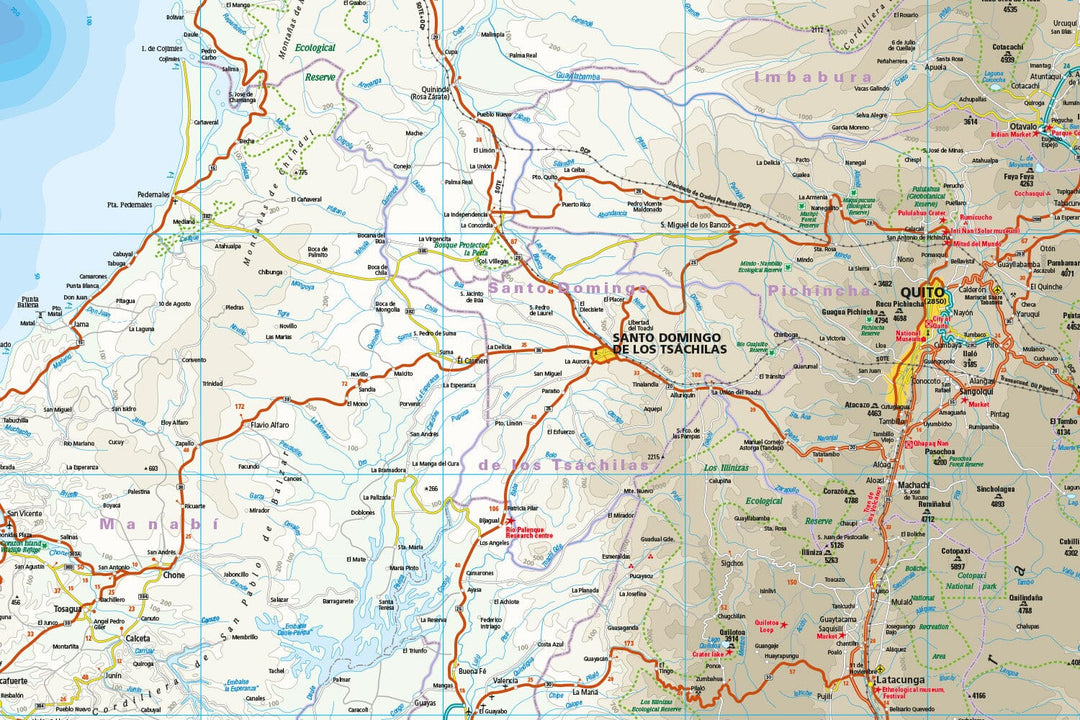 Carte routière - Equateur | Reise Know How carte pliée Reise Know-How 