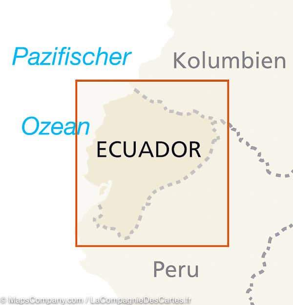Carte routière de l'Equateur | Reise Know How - La Compagnie des Cartes