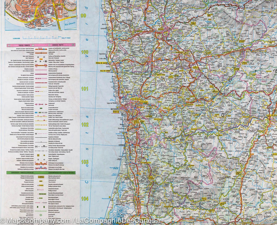 Carte routière de l'Espagne et du Portugal | IGN - La Compagnie des Cartes
