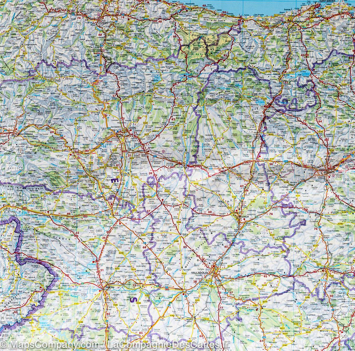 Carte routière - Espagne & Portugal | Freytag & Berndt carte routière Freytag & Berndt