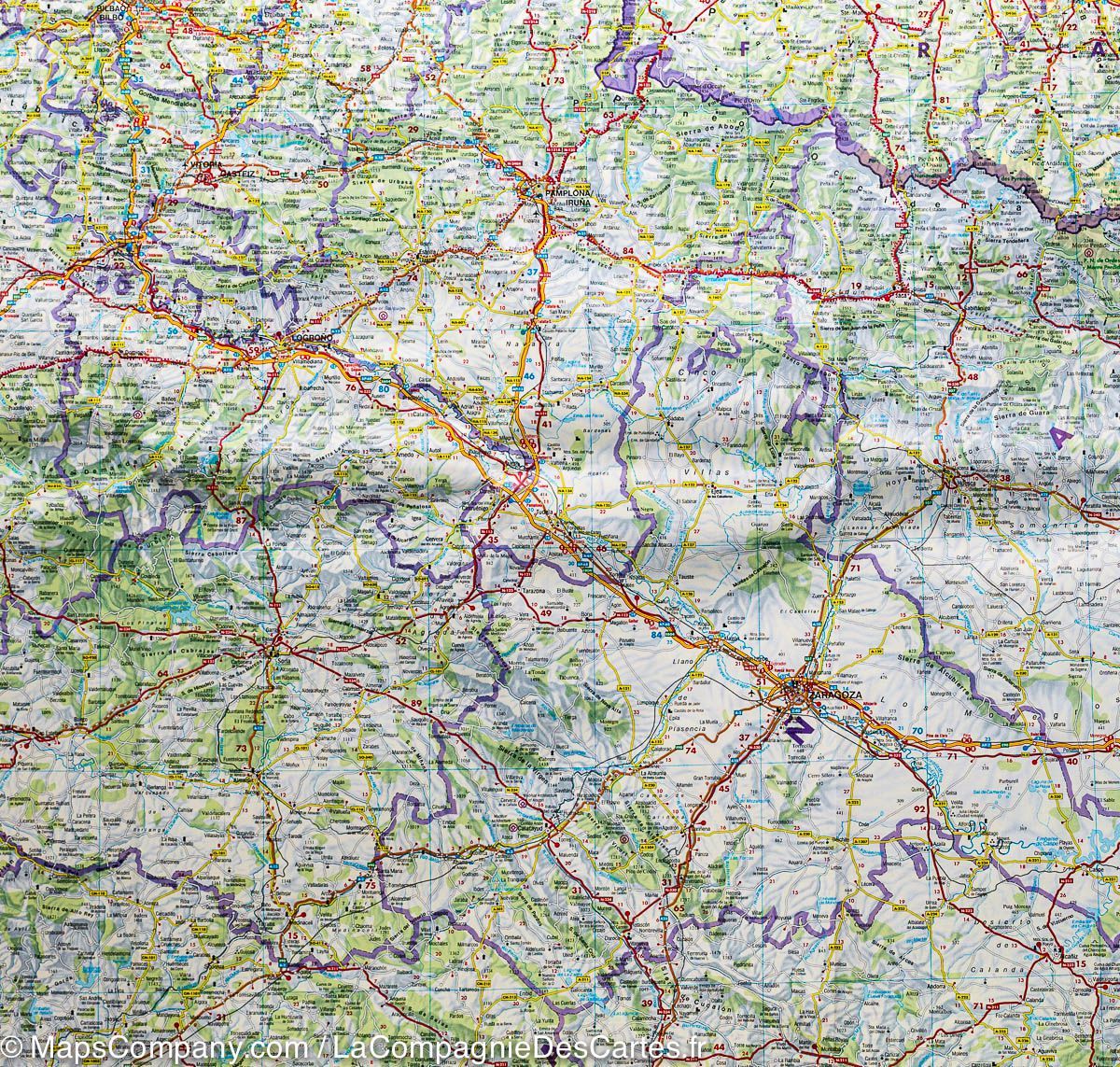 Carte routière - Espagne & Portugal | Freytag & Berndt carte routière Freytag & Berndt