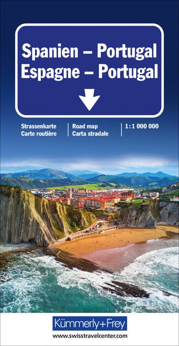 Carte routière - Espagne, Portugal | Kümmerly & Frey carte pliée Kümmerly & Frey 