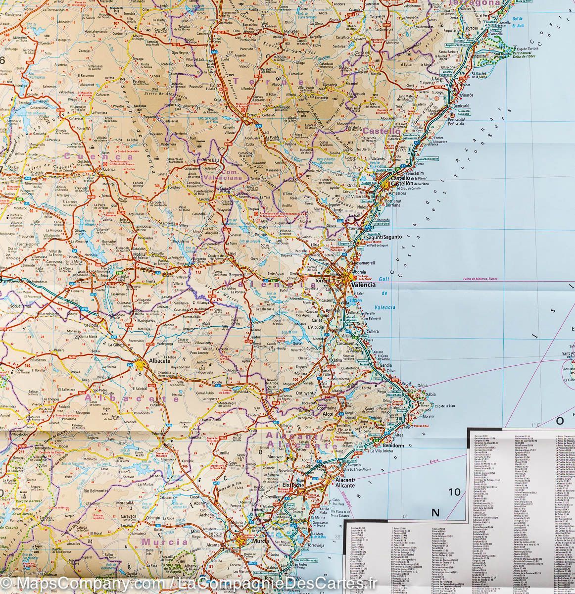 Carte routière - Espagne & Portugal | Reise Know How carte routière Reise Know-How