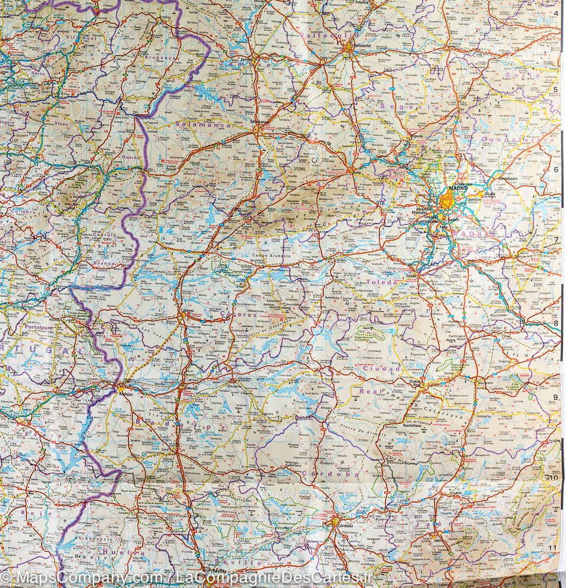 Carte routière - Espagne & Portugal | Reise Know How carte routière Reise Know-How