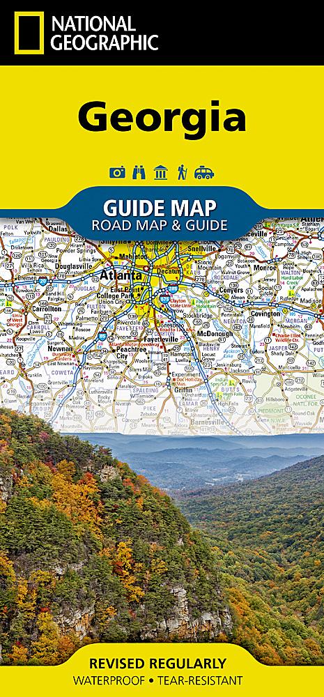 Road map - State of Georgia (USA) | National Geographic – Cartovia