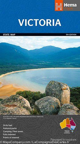 Carte routière - Etat du Victoria (Australie) | Hema Maps carte routière Hema Maps