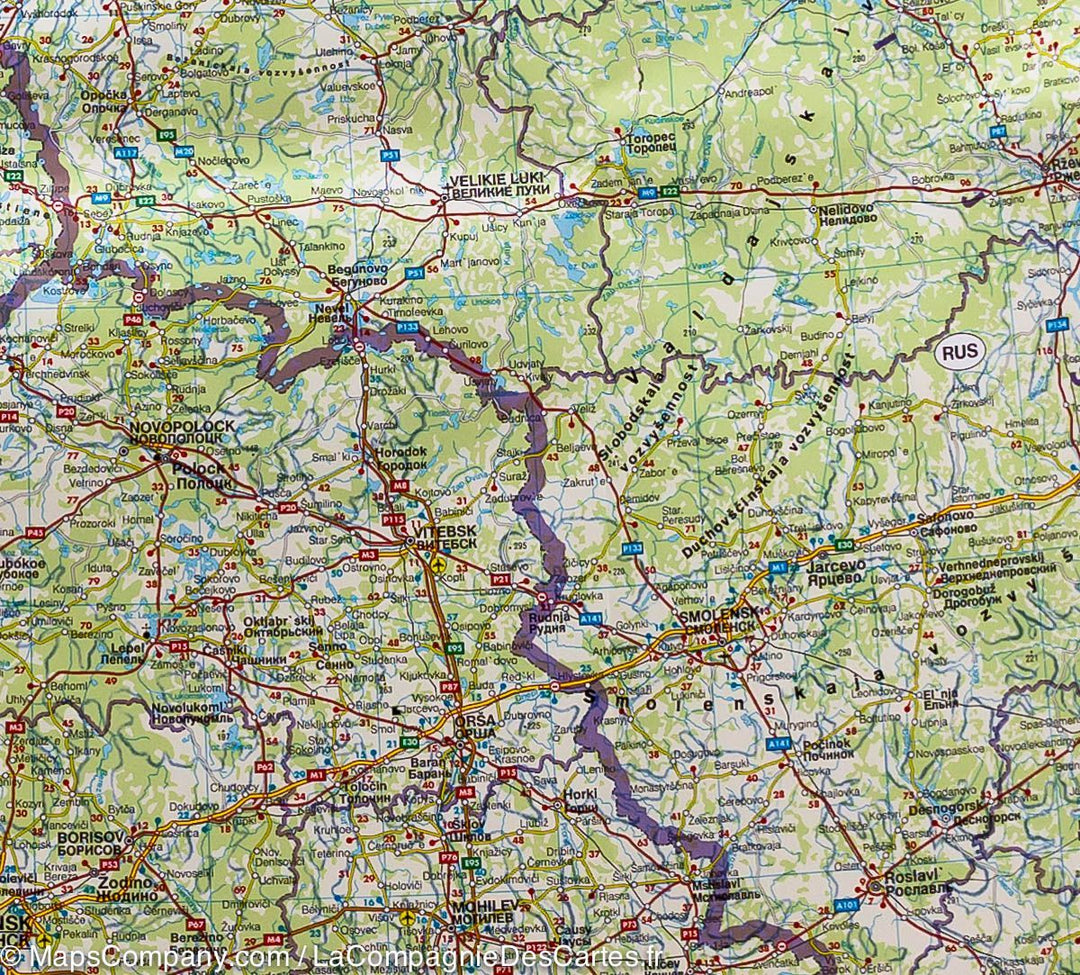 Carte routière - Europe de l'Est | Freytag & Berndt carte pliée Freytag & Berndt 