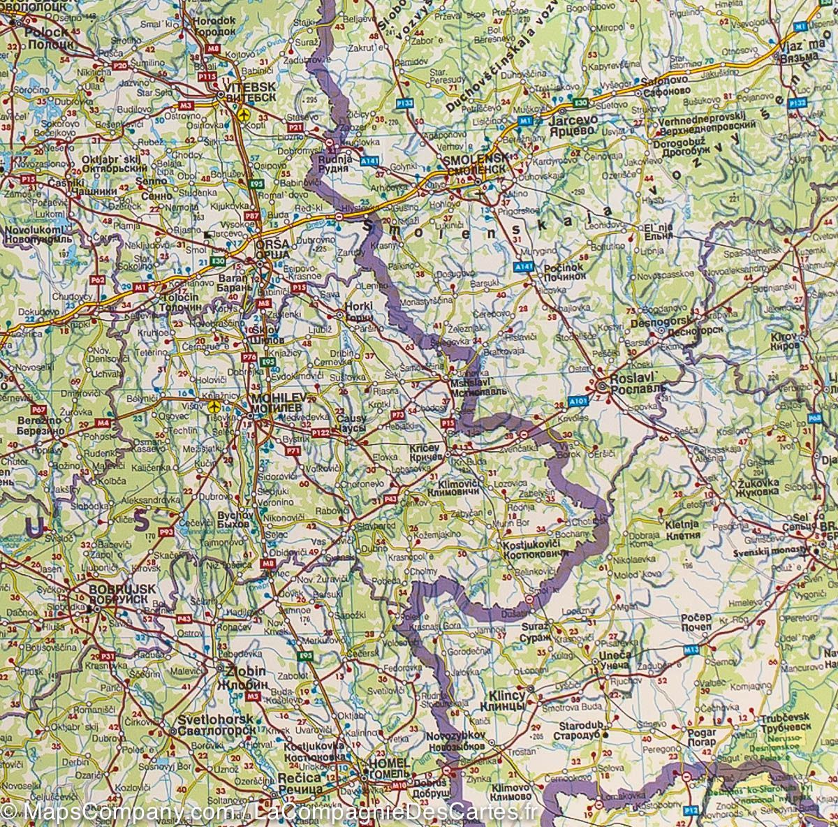 Carte routière - Europe de l'Est | Freytag & Berndt carte routière Freytag & Berndt