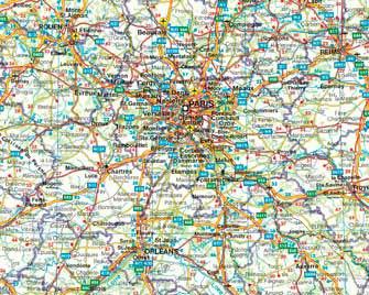 Carte routière - Europe de l’Ouest | Freytag & Berndt carte routière Freytag & Berndt