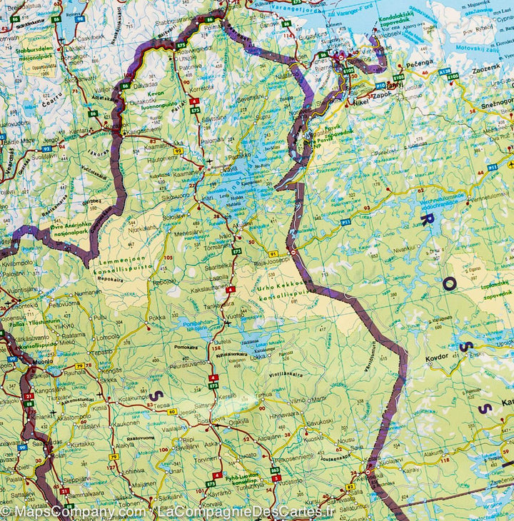 Carte routière - Europe du Nord et Scandinavie | Freytag & Berndt carte pliée Freytag & Berndt 