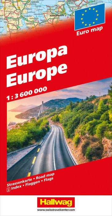 Carte routière - Europe | Hallwag carte routière Hallwag