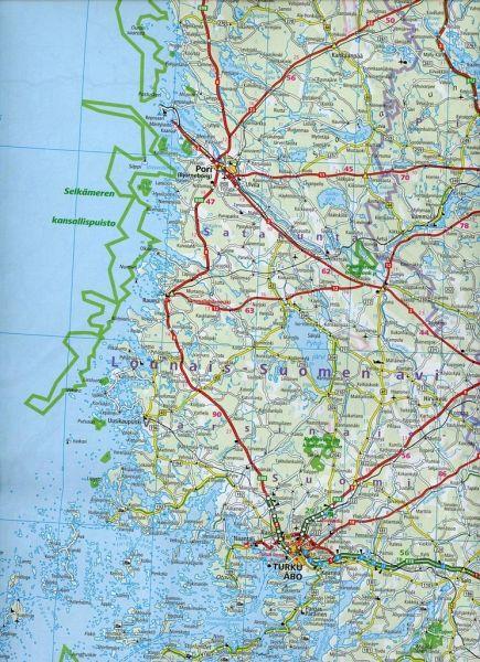Carte routière - Finlande | Kümmerly & Frey carte routière Kümmerly & Frey