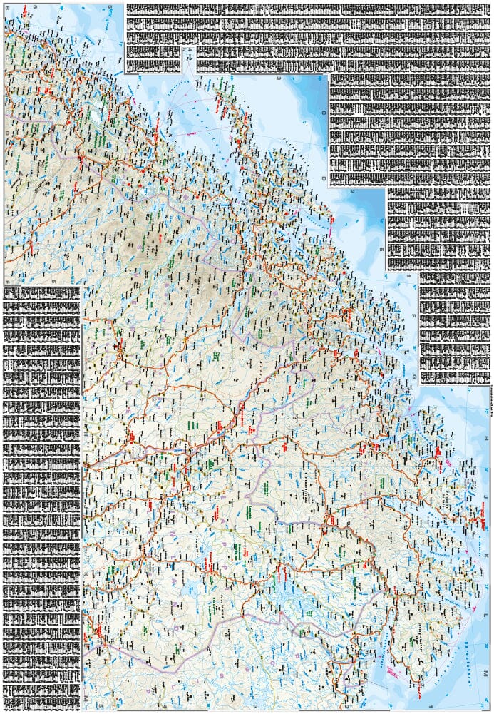 Carte routière - Finlande & Nord de la Scandinavie | Reise Know How carte routière Reise Know-How