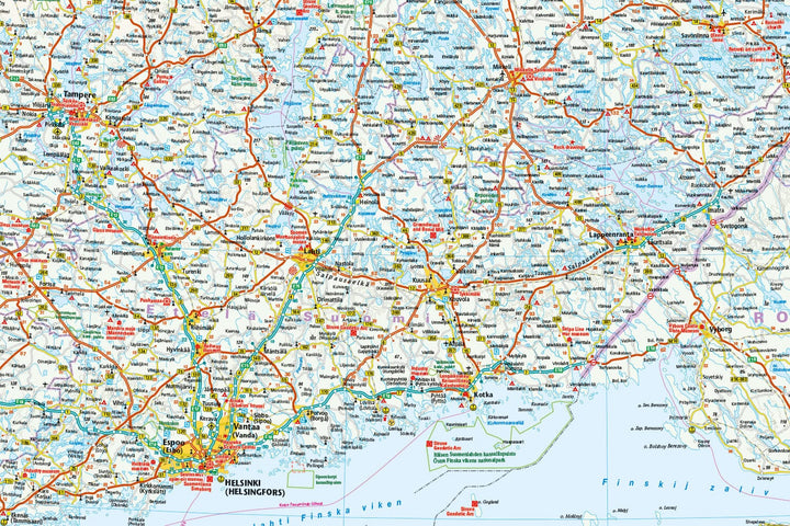 Carte routière - Finlande & Nord de la Scandinavie | Reise Know How carte pliée Reise Know-How 