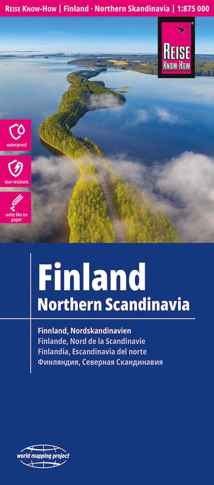 Carte routière - Finlande & Nord de la Scandinavie | Reise Know How carte pliée Reise Know-How 