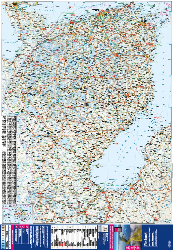 Carte routière - Finlande & Nord de la Scandinavie | Reise Know How carte pliée Reise Know-How 