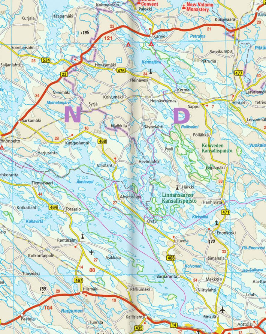 Carte routière - Finlande Sud | Reise Know How carte routière Reise Know-How