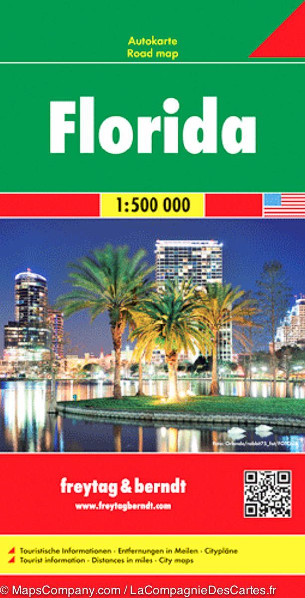 Carte routière - Floride | Freytag & Berndt carte pliée Freytag & Berndt 