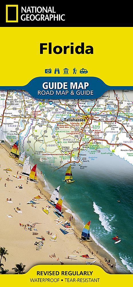 Carte routière - Floride | National Geographic carte pliée National Geographic 