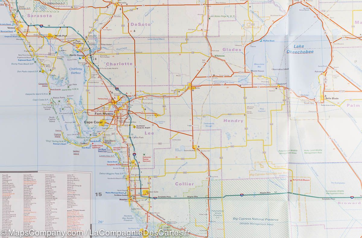 Carte routière - Floride - n° 10 | Reise Know How carte routière Reise Know-How