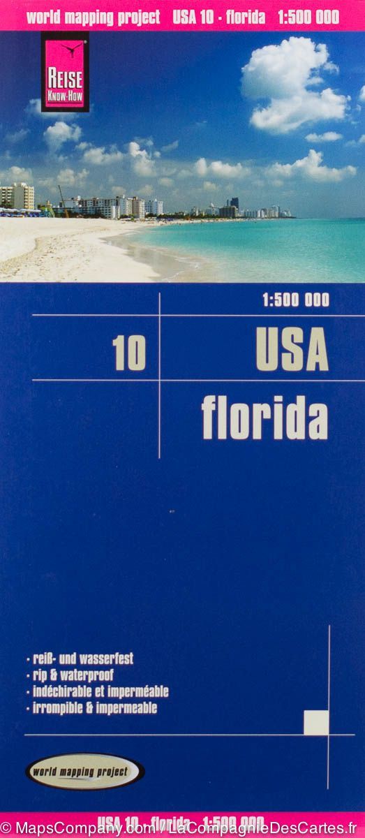 Carte routière - Floride - n° 10 | Reise Know How carte pliée Reise Know-How 