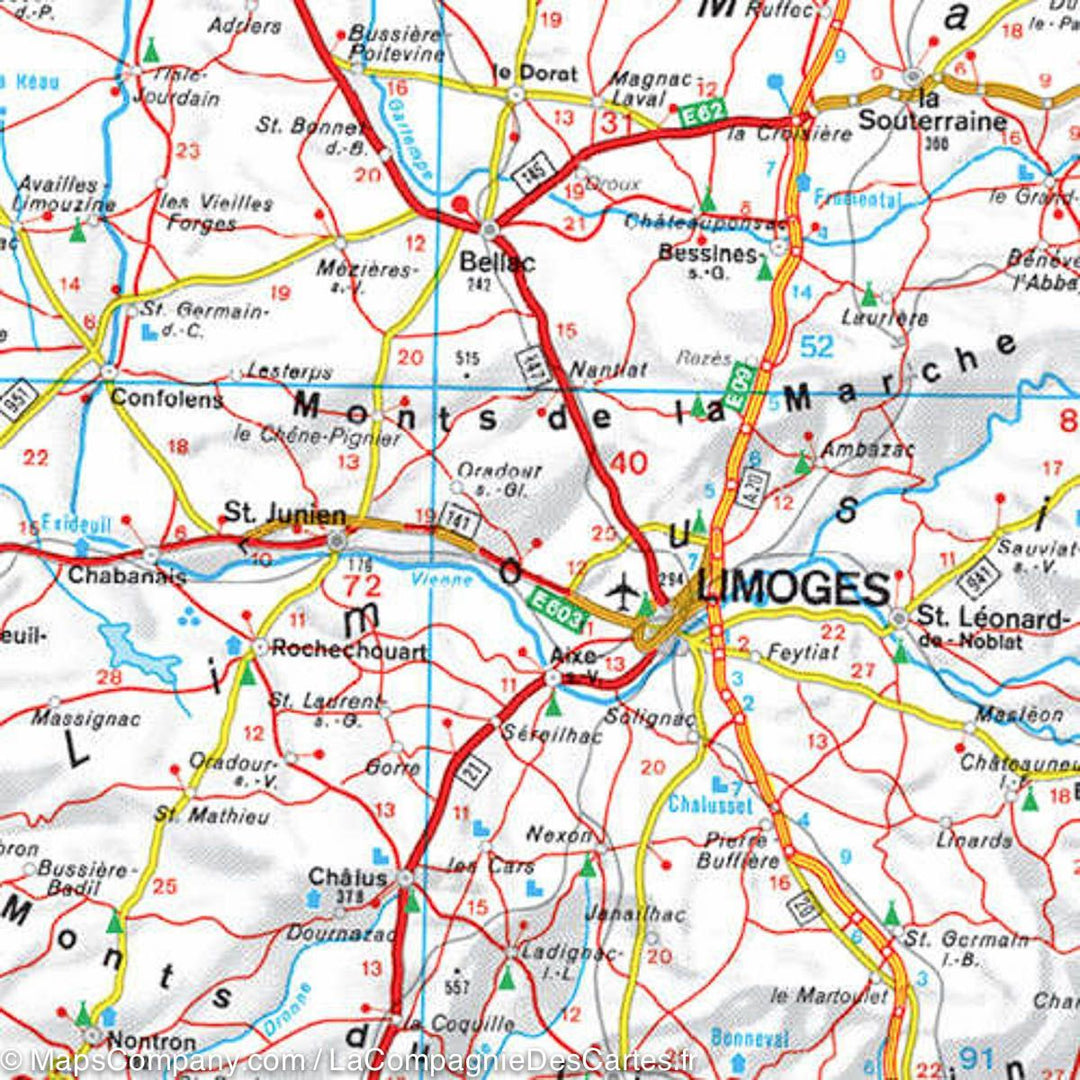 Carte routière - France | Freytag & Berndt carte pliée Freytag & Berndt 