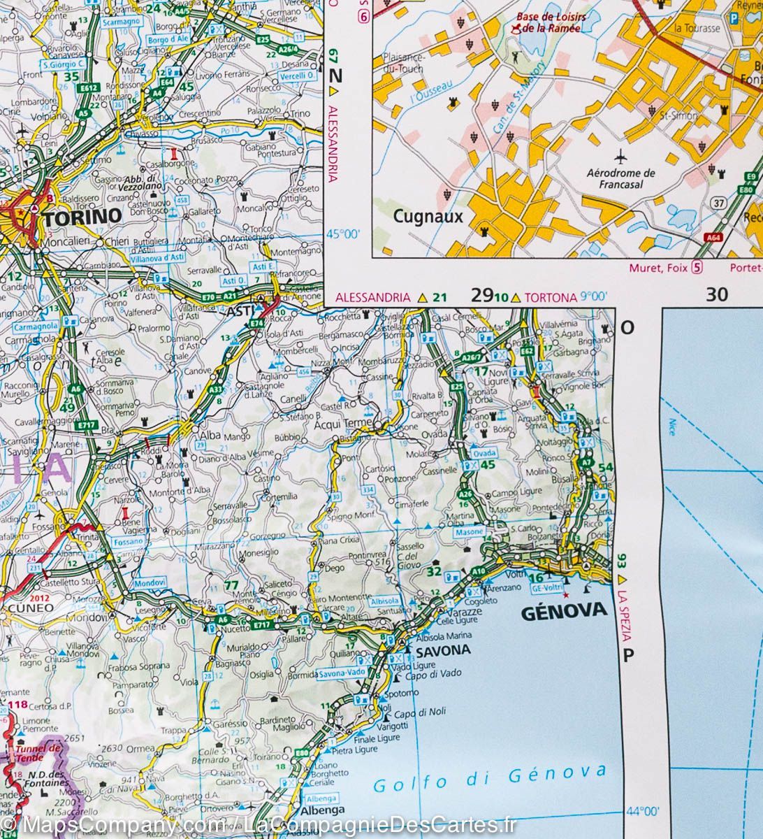 Carte routière - France | Hallwag carte routière Hallwag