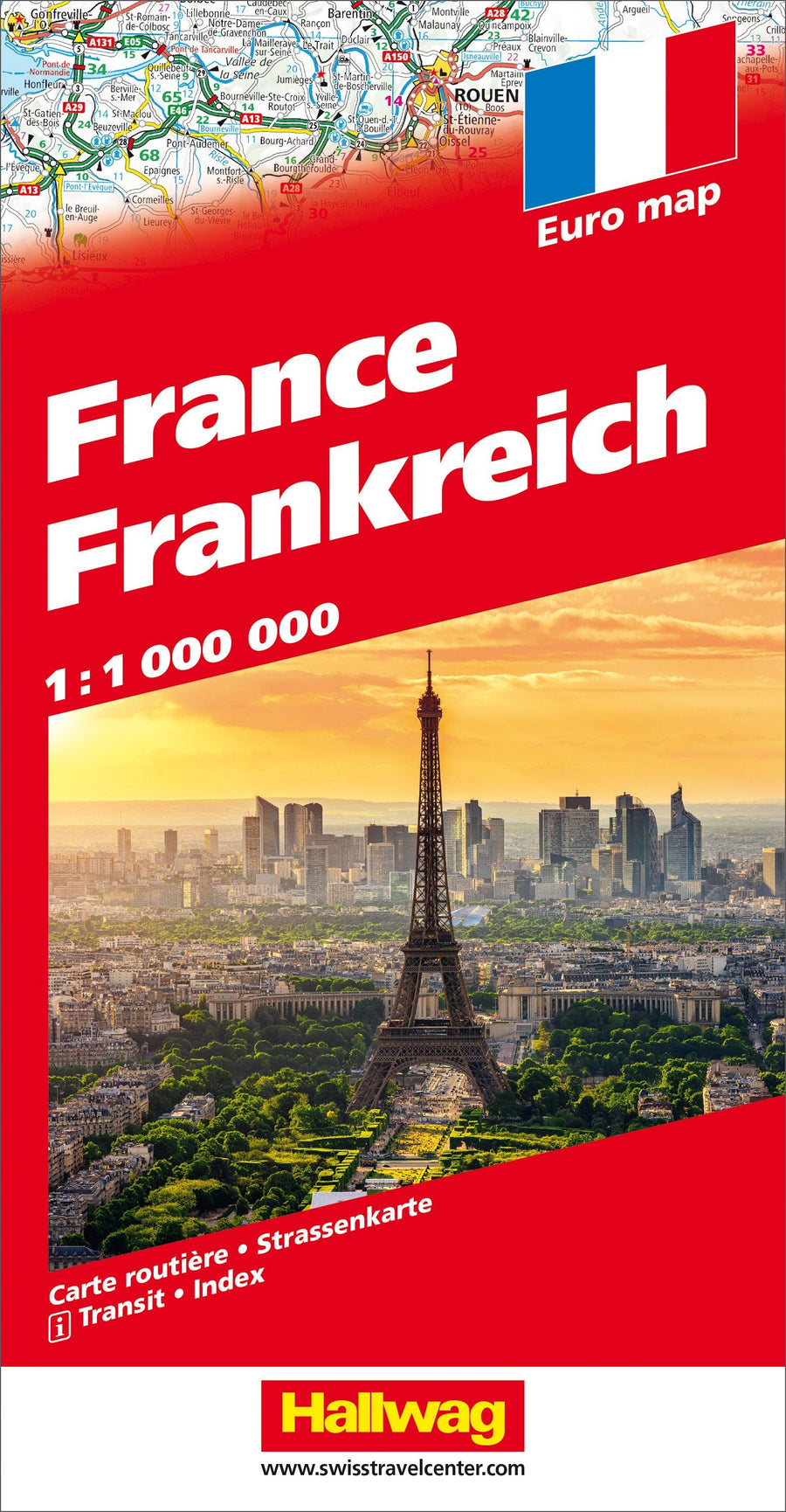 Carte routière - France | Hallwag International carte pliée Hallwag 