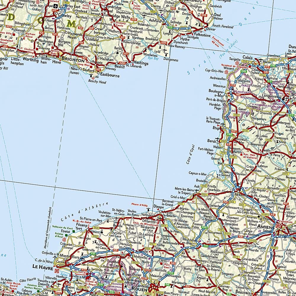 Carte routière - France | National Geographic carte pliée National Geographic 