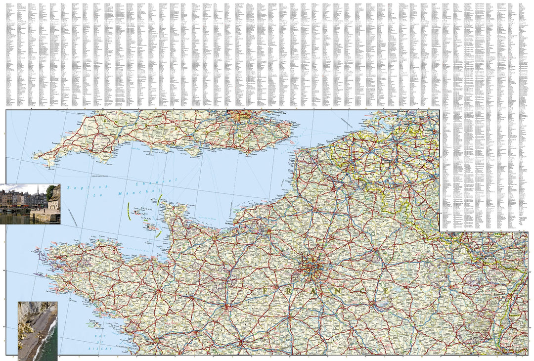 Carte routière - France | National Geographic carte pliée National Geographic 