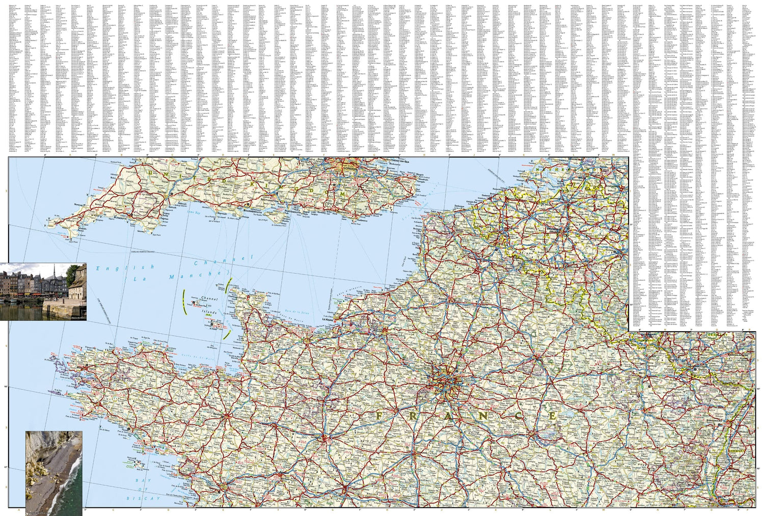 Carte routière - France | National Geographic carte routière National Geographic