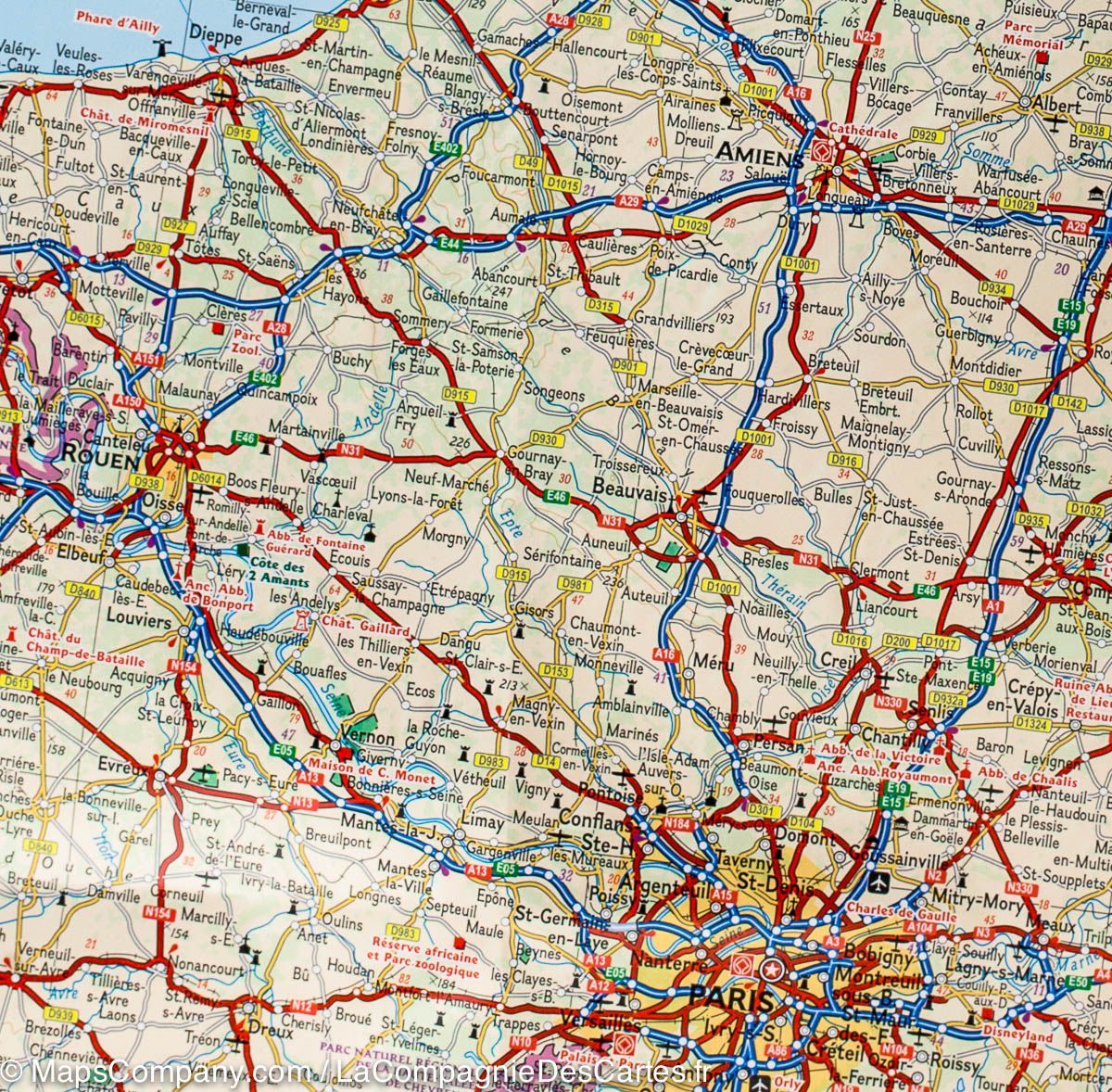 Carte routière - France | National Geographic carte routière National Geographic