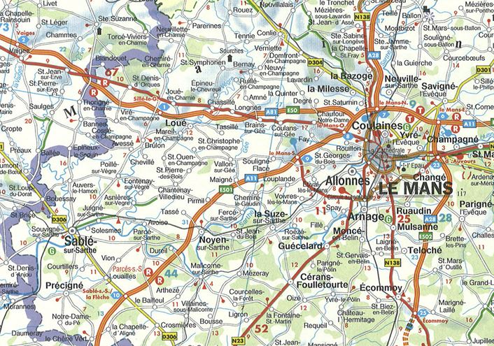 Carte routière - France Nord | Freytag & Berndt carte routière Freytag & Berndt