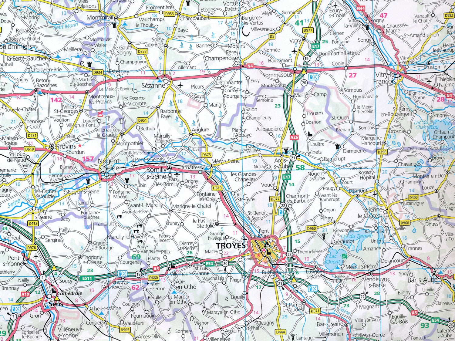 Carte routière - France Nord | Kümmerly & Frey carte routière Kümmerly & Frey