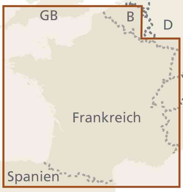 Carte routière - France | Reise Know How carte routière Reise Know-How