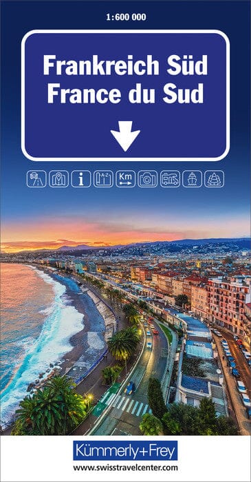 Carte routière - France Sud | Kümmerly & Frey carte pliée Kümmerly & Frey 