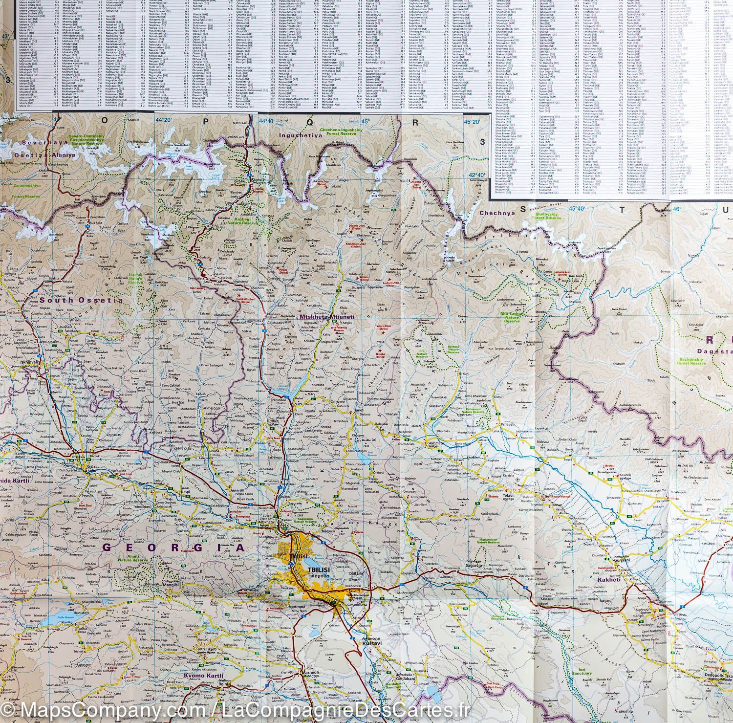 Carte routière - Géorgie | Reise Know How carte routière Reise Know-How