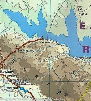 Carte routière - Ghana et Togo | Reise Know How carte routière Reise Know-How