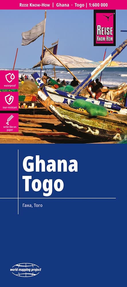 Carte routière - Ghana et Togo | Reise Know How carte routière Reise Know-How