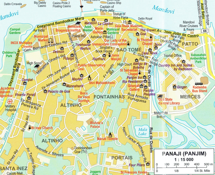 Carte routière - Goa (Inde) | Gizi Map carte pliée Gizi Map 