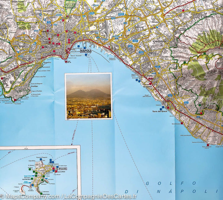 Carte routière - Golfe de Naples (Ischia, Capri, Amalfitana) | Freytag & Berndt carte pliée Freytag & Berndt 