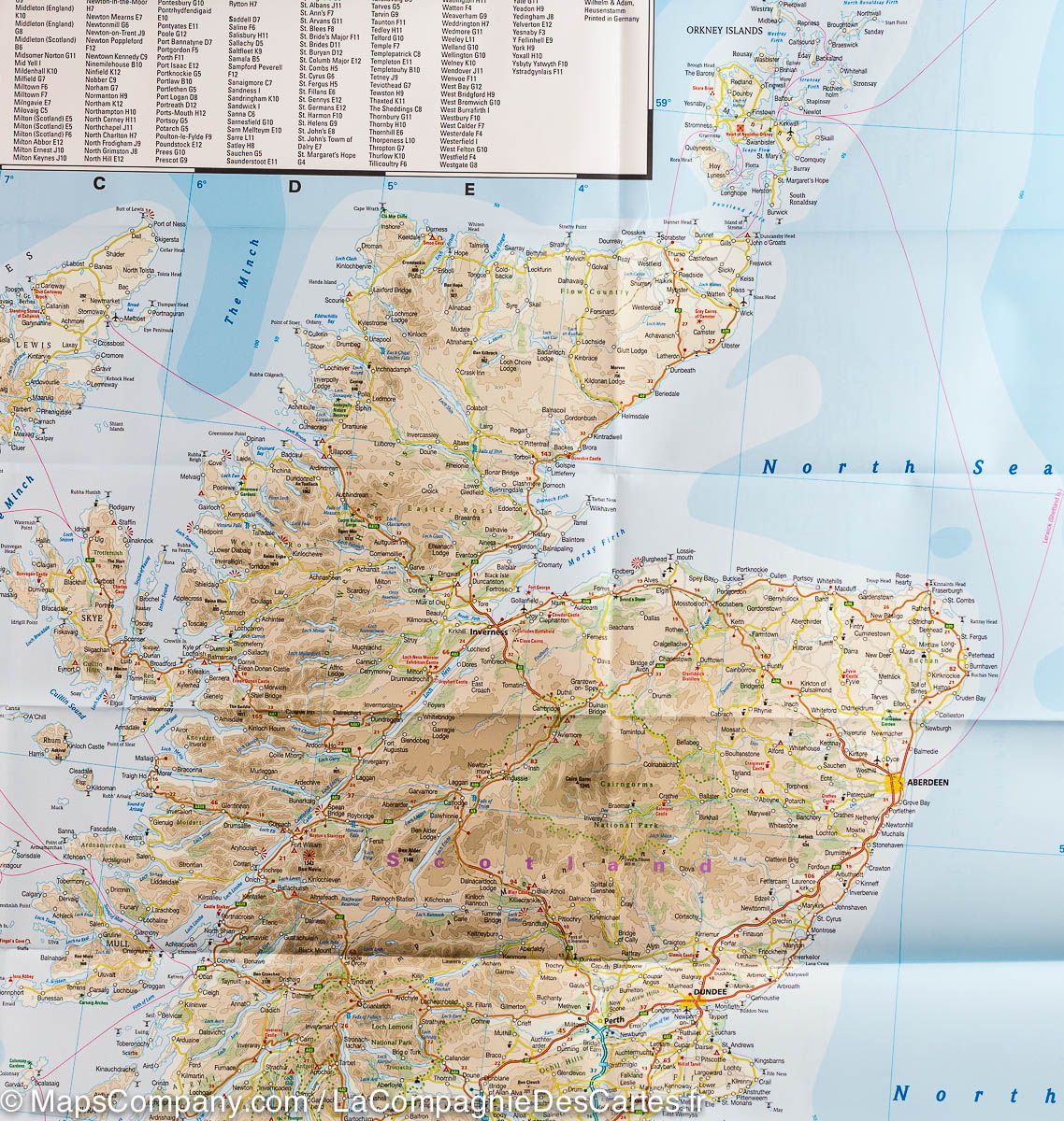 Carte routière - Grande Bretagne & Irlande du Nord | Reise Know How carte routière Reise Know-How